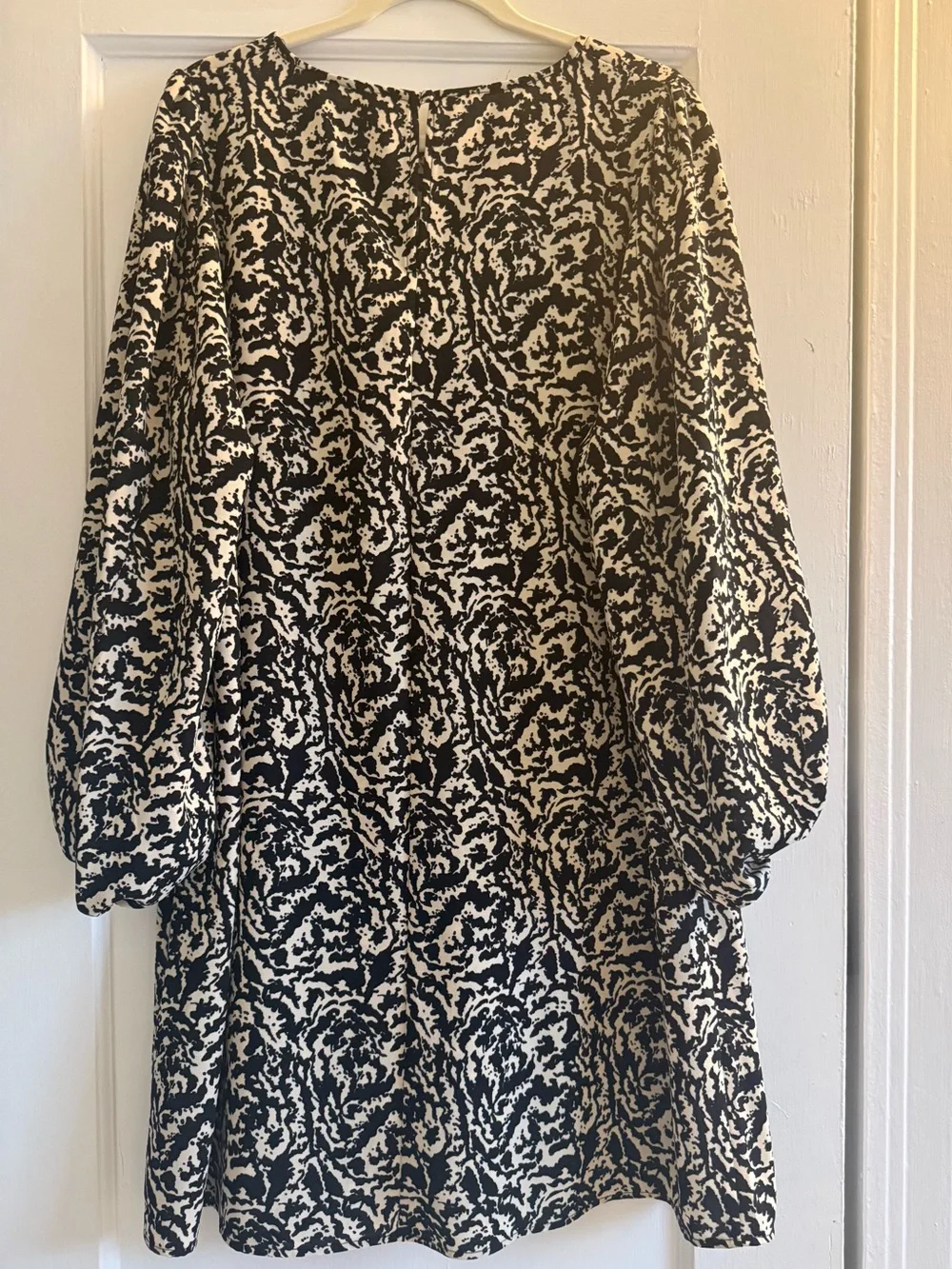 Abstract Animal Print Tunic Dress